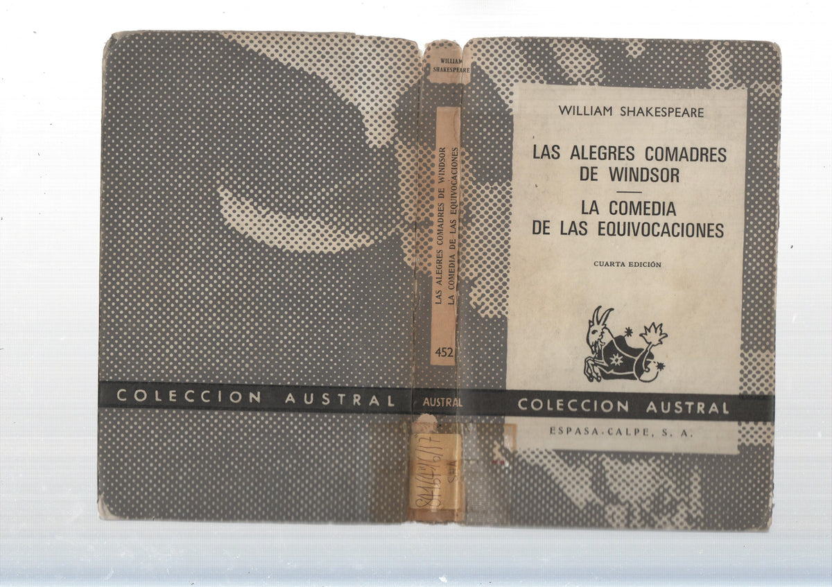 Coleccion Austral: Las alegres comadres de Windsor - La Comedia de las equivocaciones