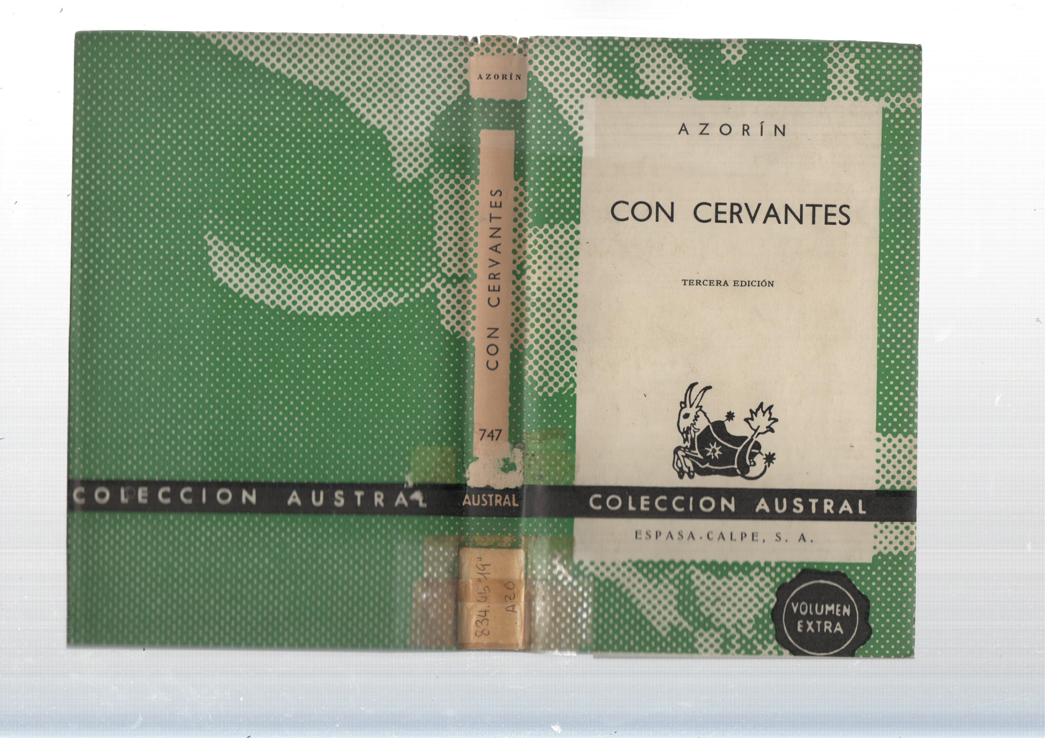 Coleccion Austral: Con Cervantes