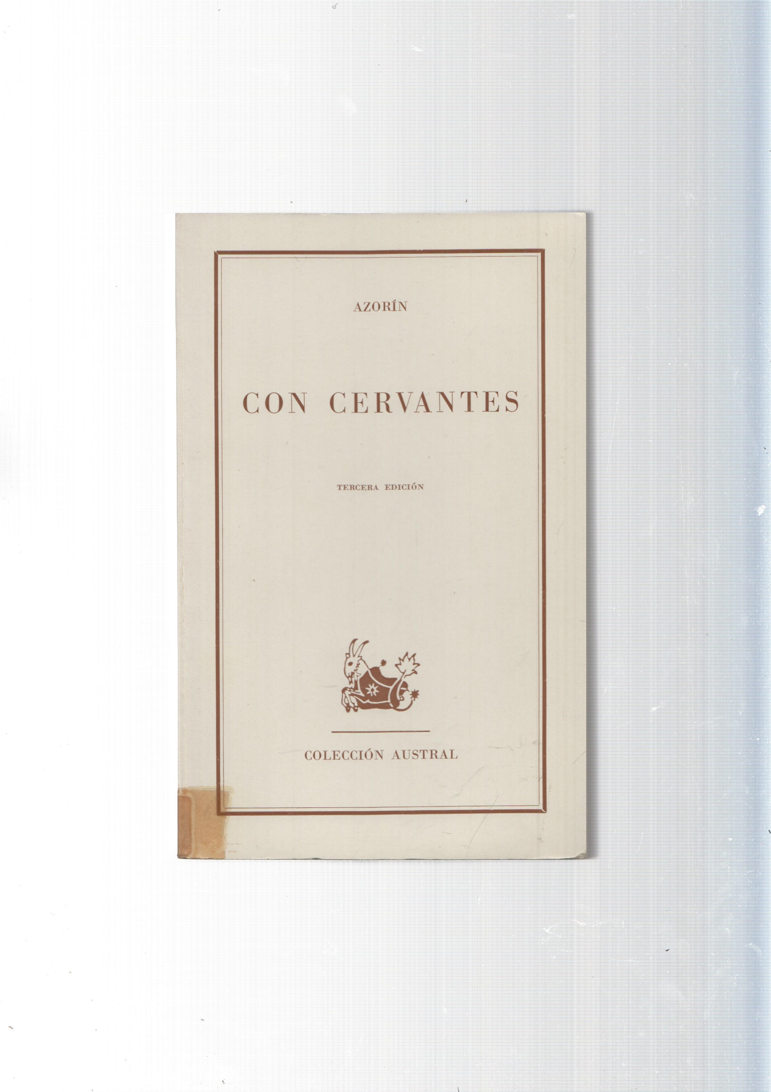Coleccion Austral: Con Cervantes