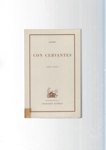 Coleccion Austral: Con Cervantes