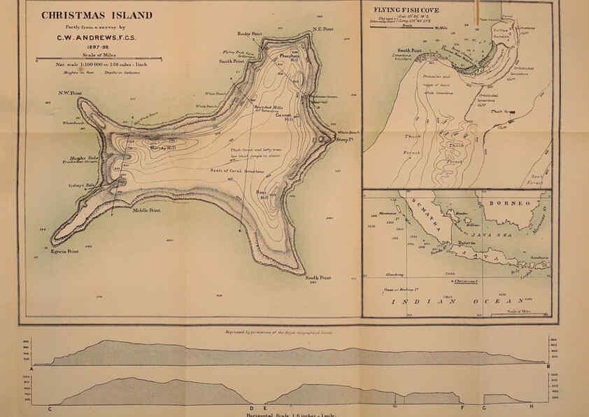 Reproducción/Reproduction 6376439107: A monograph of Christmas Island (Indian Ocean) London,Printed by order of the Trustees,1900