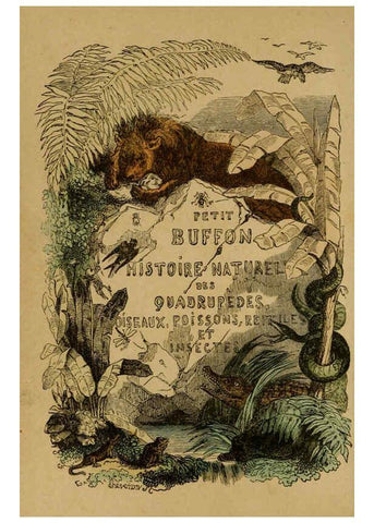 Reproducción/Reproduction 6301876363: Petit Buffon illustré Paris,Didier,1841
