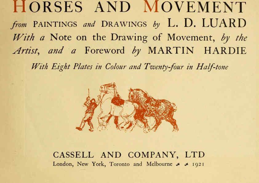 Reproducción/Reproduction 6049479108: Horses and movement London ;Cassell,1921