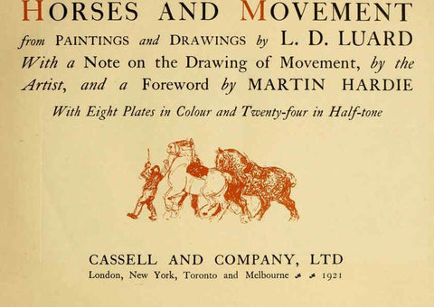 Reproducción/Reproduction 6049479108: Horses and movement London ;Cassell,1921