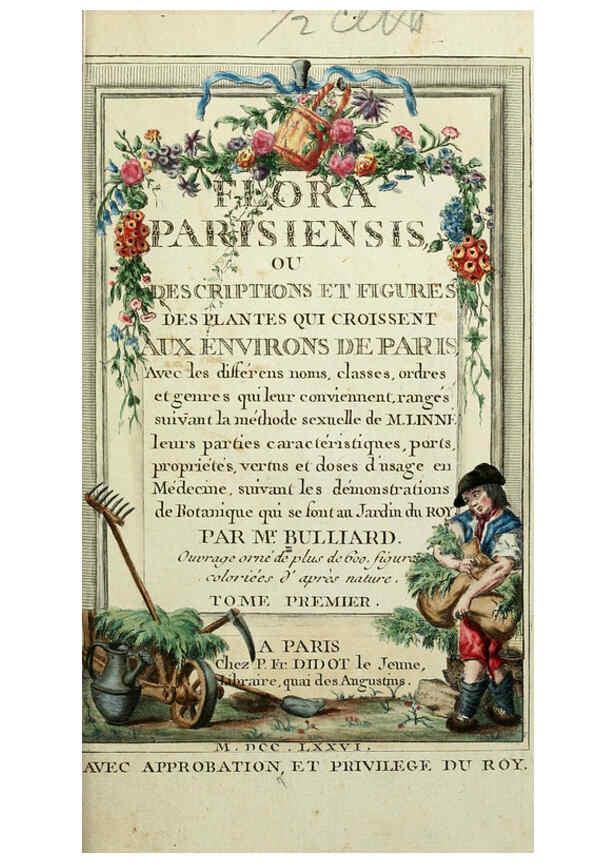 Reproducción/Reproduction 6056014736: Flora Parisiensis. v.1. Paris,P.F. Didot,1776-1783