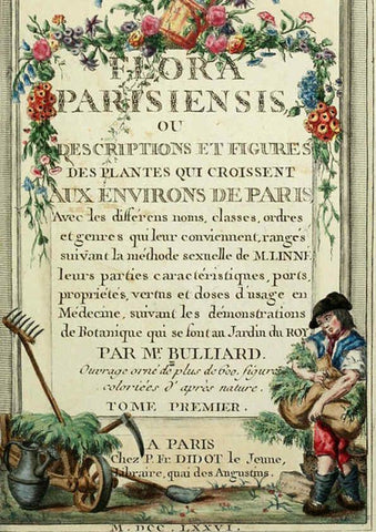 Reproducción/Reproduction 6056014736: Flora Parisiensis. v.1. Paris,P.F. Didot,1776-1783