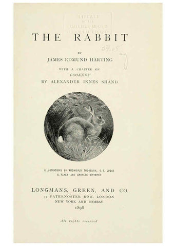 Reproducción/Reproduction 5981714531: The rabbit London,Longmans,1898