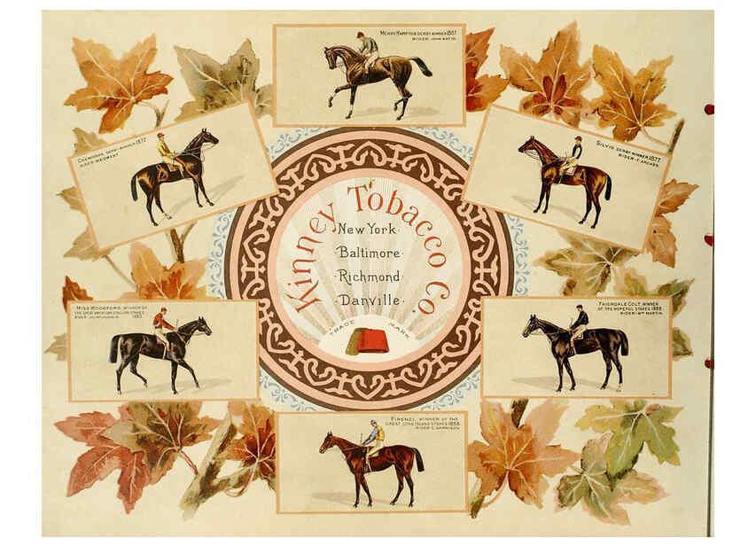 Reproducción/Reproduction 6011941701: Album of celebrated American and English running horses. New York :Kinney Bros.,[1888?] 