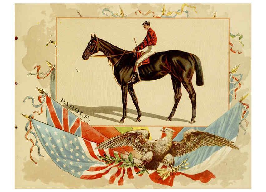Reproducción/Reproduction 6011939803: Album of celebrated American and English running horses. New York :Kinney Bros.,[1888?] 