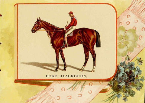 Reproducción/Reproduction 6011940087: Album of celebrated American and English running horses. New York :Kinney Bros.,[1888?] 