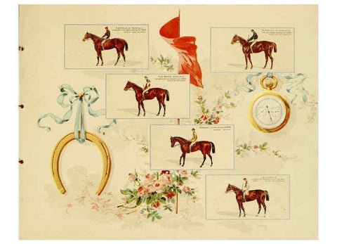 Reproducción/Reproduction 6011940275: Album of celebrated American and English running horses. New York :Kinney Bros.,[1888?] 