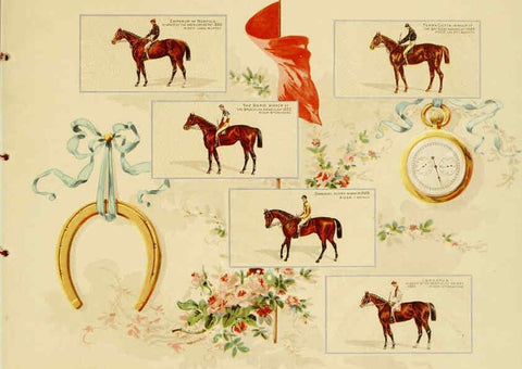 Reproducción/Reproduction 6011940275: Album of celebrated American and English running horses. New York :Kinney Bros.,[1888?] 