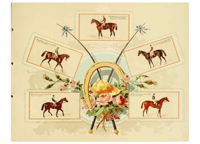 Reproducción/Reproduction 6012487046: Album of celebrated American and English running horses. New York :Kinney Bros.,[1888?] 
