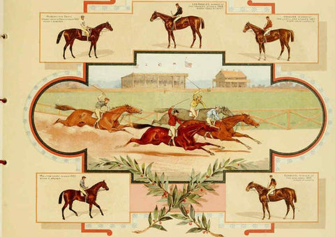 Reproducción/Reproduction 6012487254: Album of celebrated American and English running horses. New York :Kinney Bros.,[1888?] 