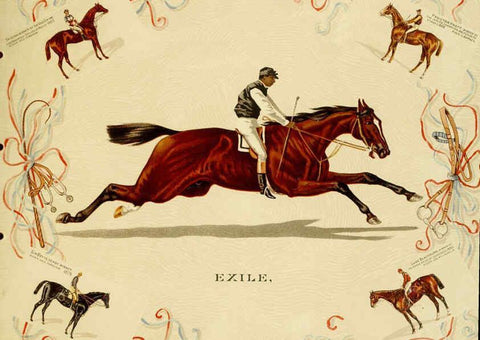 Reproducción/Reproduction 6012487858: Album of celebrated American and English running horses. New York :Kinney Bros.,[1888?] 