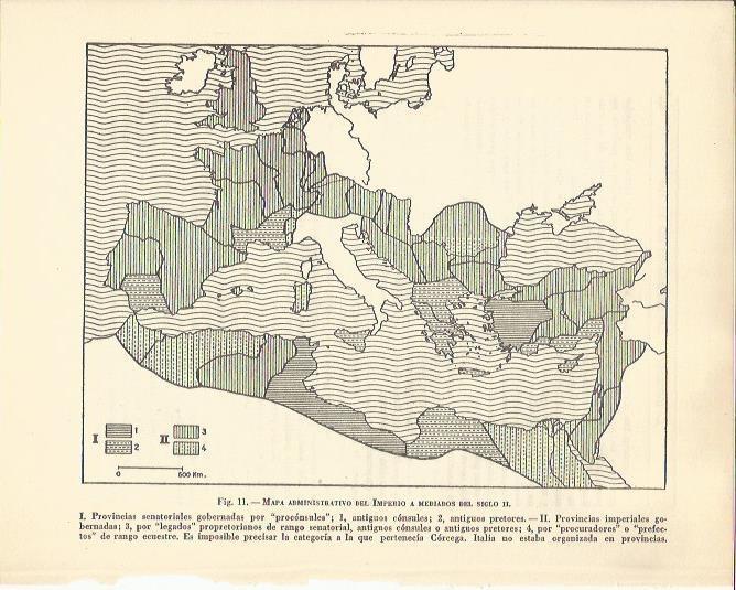LAMINA 20835: Mapa administrativo del Imperio de Roma en el siglo II
