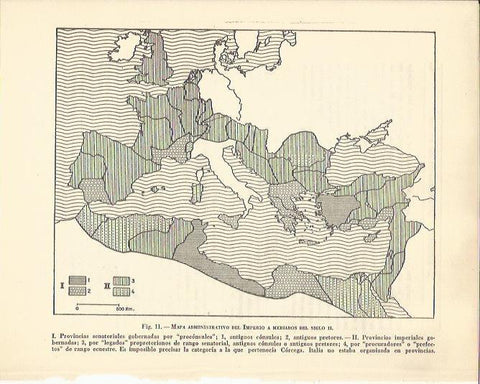 LAMINA 20835: Mapa administrativo del Imperio de Roma en el siglo II