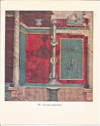 LAMINA 20839: Fresco de una casa de Pompeya