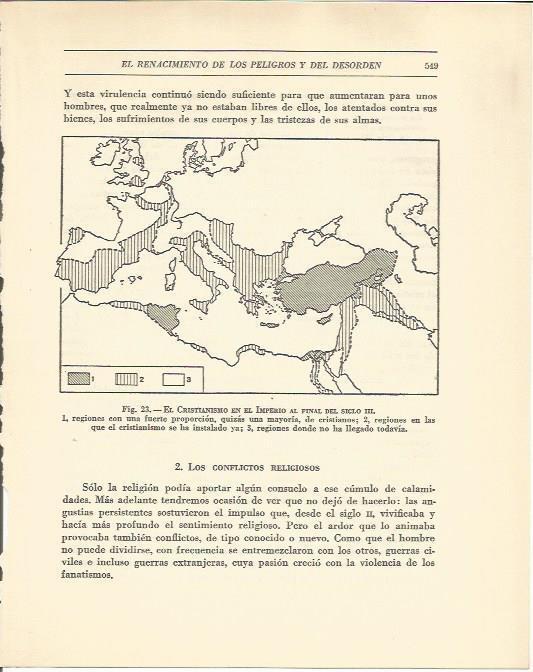 LAMINA 20855: Mapa del cristianismo en el siglo III