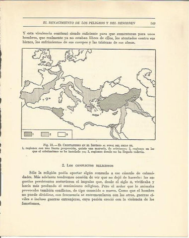 LAMINA 20855: Mapa del cristianismo en el siglo III