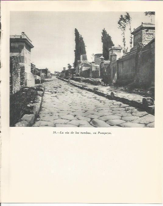 LAMINA 20829: Via de las Tumbas en Pompeya