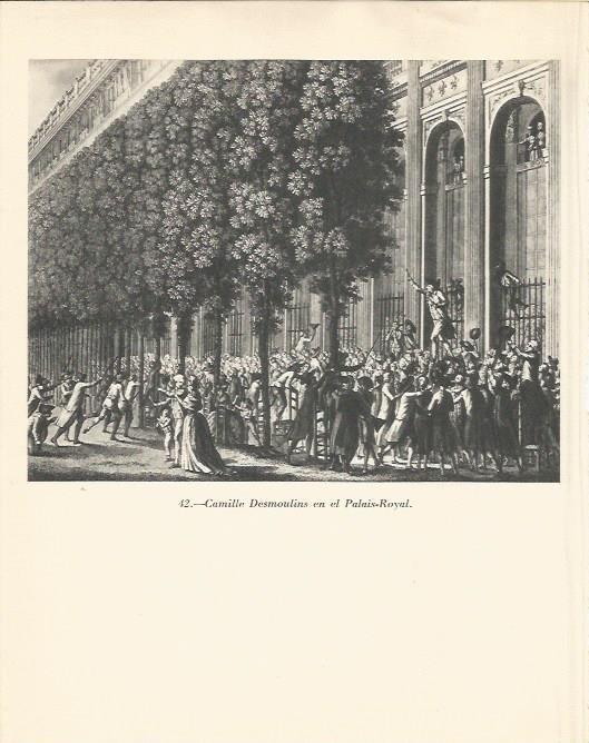 LAMINA 20801: Camille Desmoulins en el Palais Royal