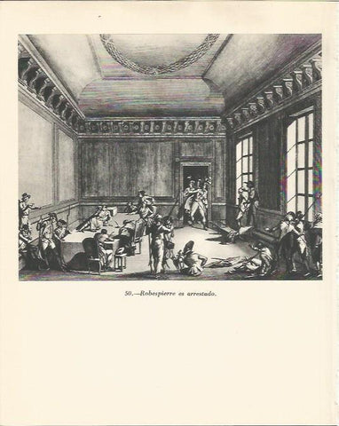 LAMINA 20805: El arresto de Robespierre