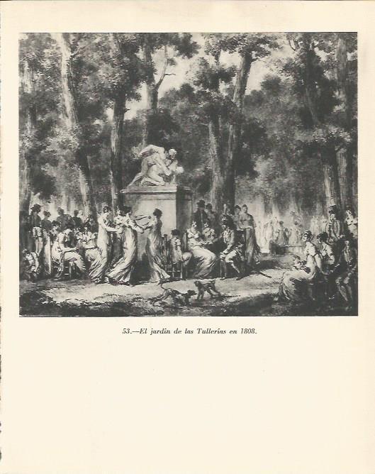 LAMINA 20810: El Jardin de las Tullerias en 1808