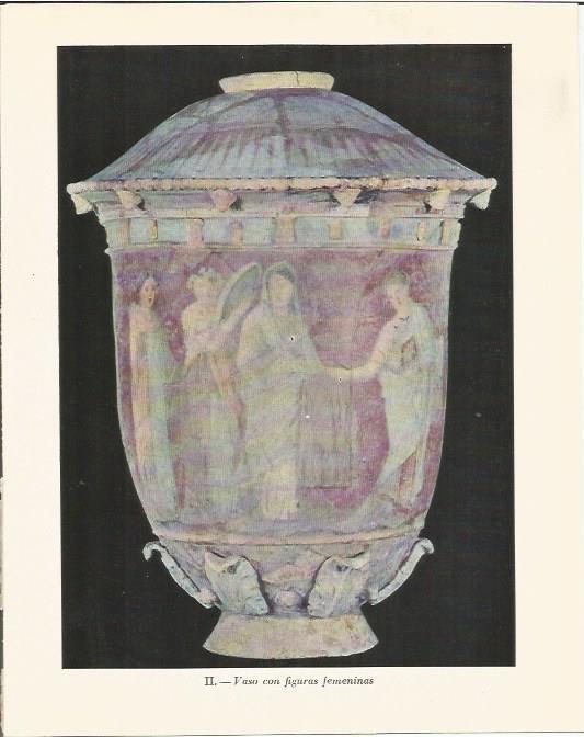 LAMINA 20824: Vaso romano con figuras femeninas