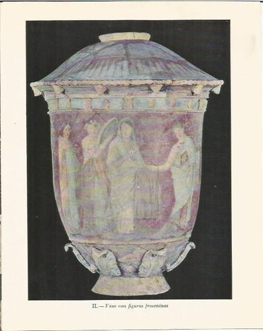 LAMINA 20824: Vaso romano con figuras femeninas
