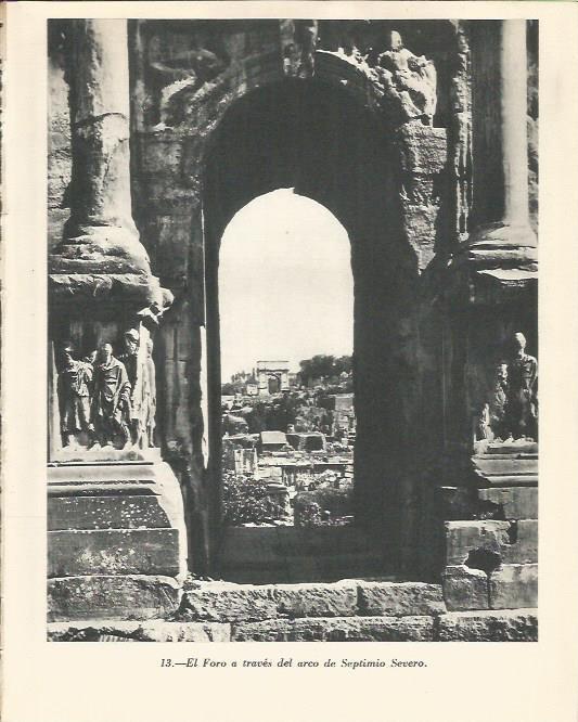 LAMINA 20826: El Foro de Roma visto desde el Arco de Severo