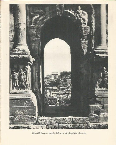 LAMINA 20826: El Foro de Roma visto desde el Arco de Severo