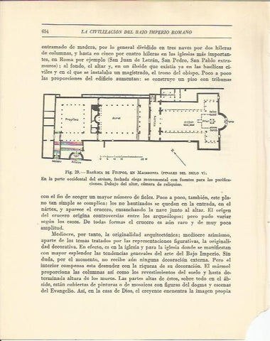LAMINA 20863: Plano de la Basilica de Filipos en Macedonia