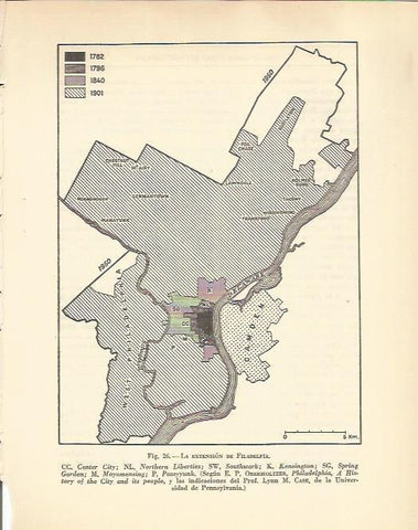LAMINA 20904: Plano de la extension de Filadelfia
