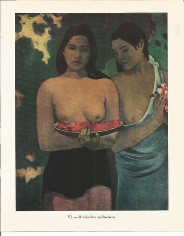 LAMINA 20909: Muchachas de Polinesia