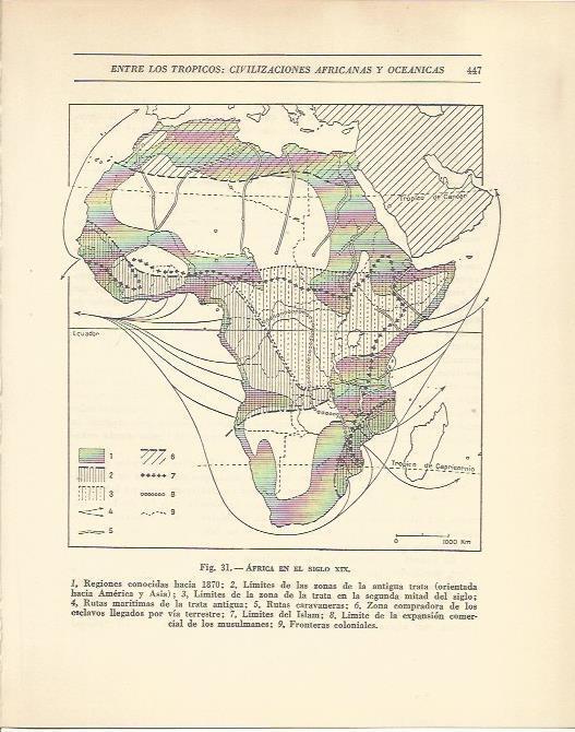 LAMINA 20913: Mapa de Africa en el siglo XIX