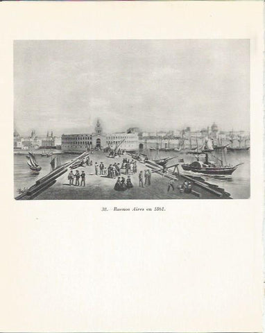 LAMINA 20914: Buenos Aires en 1861