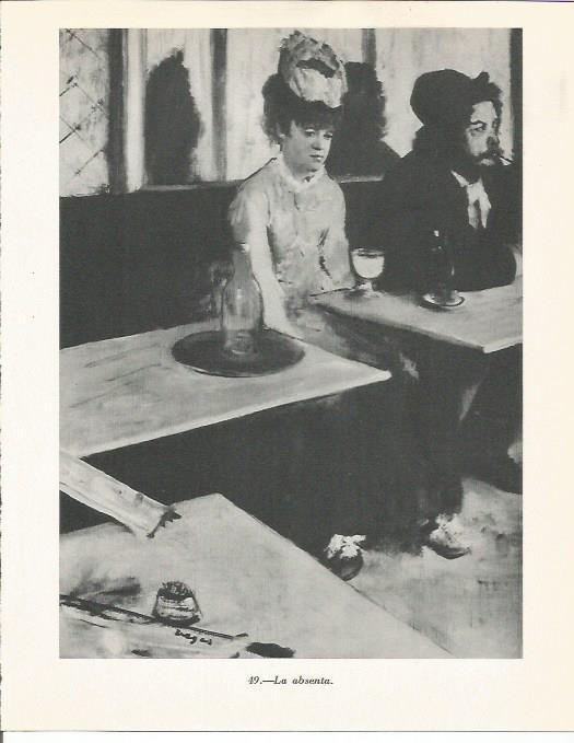 LAMINA 20921: La absenta, por Degas
