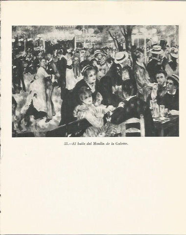 LAMINA 20925: El baile del Moulin de la Galette, por Renoir