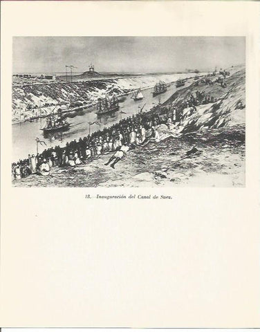 LAMINA 20887: Ianuguracion del Canal de Suez