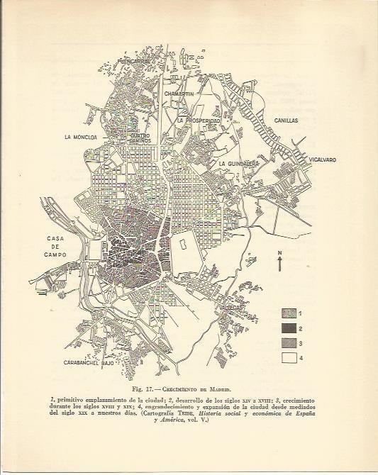 LAMINA 20893: Plano del crecimiento de Madrid