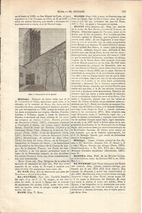 LAMINA ESPASA 35609: Campanario de Eina, Francia