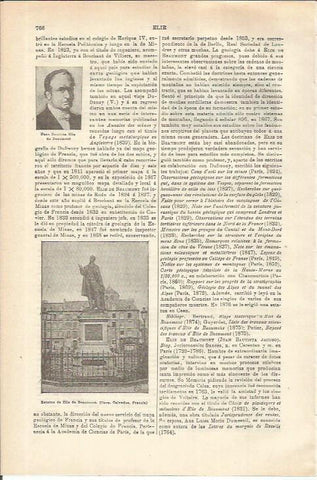 LAMINA ESPASA 35602: Estatua de Elie de  Beaumont