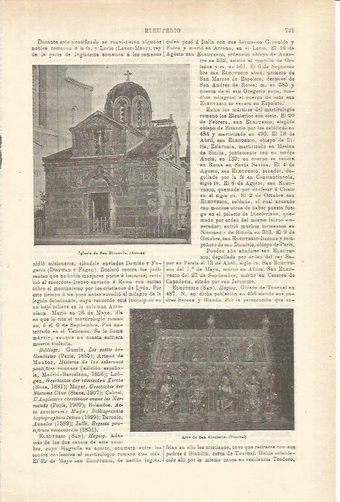 LAMINA ESPASA 35597: Iglesia de San Eleutorio en Atenas