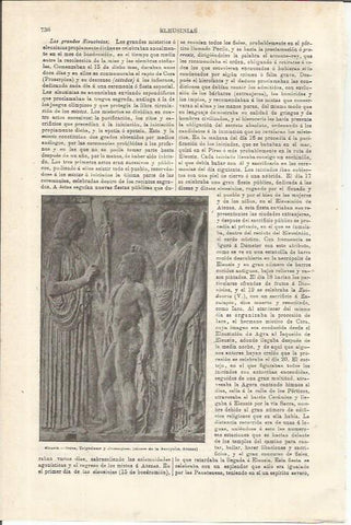 LAMINA ESPASA 35594: Eleusis de la Acropolis de Atenas