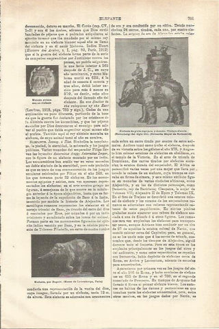 LAMINA ESPASA 35587: Elefante de plata del siglo XVII