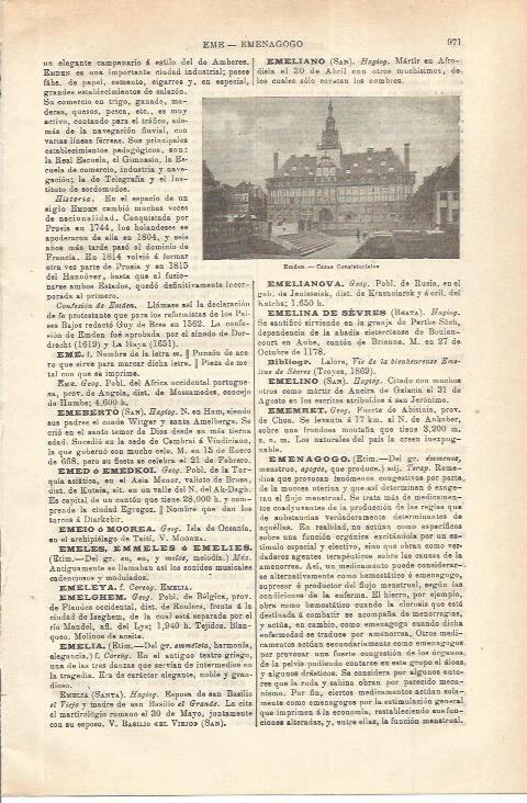 LAMINA ESPASA 35639: Ayuntamiento de Emden, Alemania