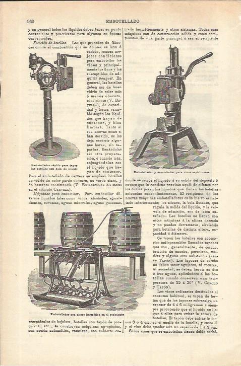 LAMINA ESPASA 35634: Maquinas para embotellar