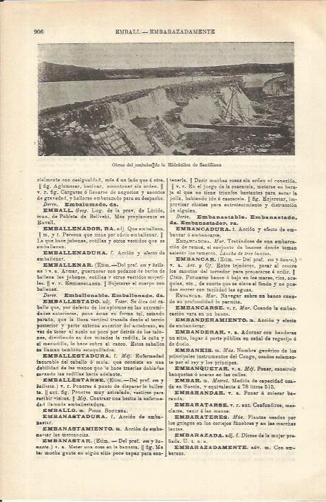 LAMINA ESPASA 35630: Obras de la Hidrulica de Santillana