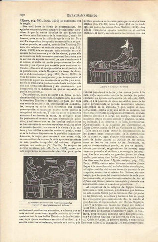 LAMINA ESPASA 35628: Embalsamamiento egipcio